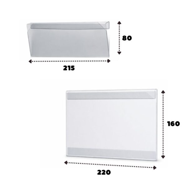 Porte-étiquettes bac gerbables - STACK