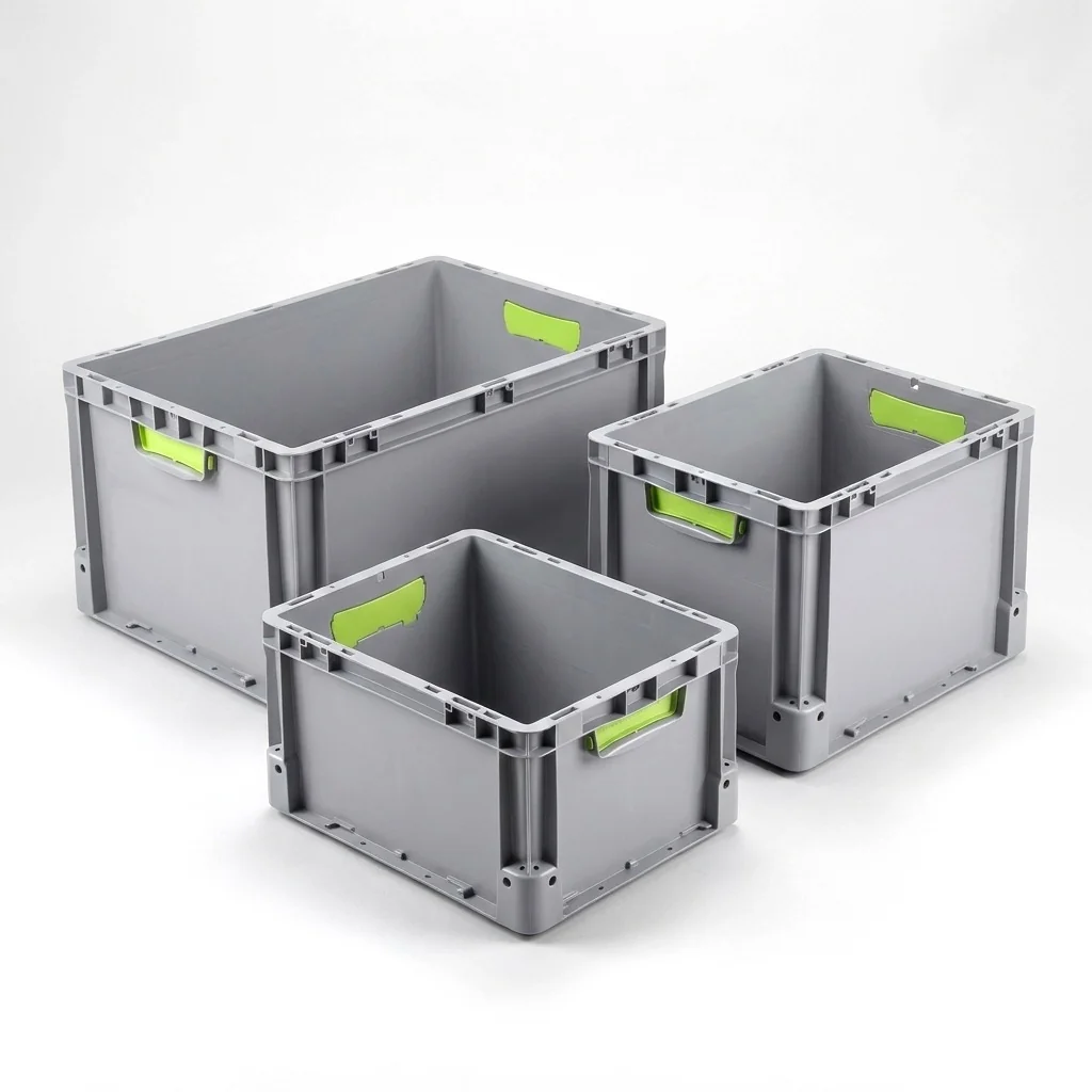 Bacs gerbables STACK, gamme en 3 tailles S, M et L, norme Europe
